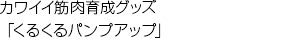 カワイイ筋肉育成グッズ「くるくるパンプアップ」